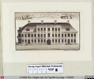 Abbildung des Armenkrankenhauses in Braunschweig