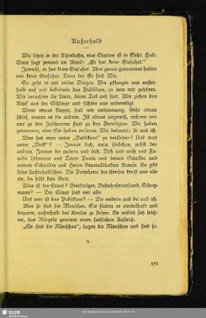 Außerhalb