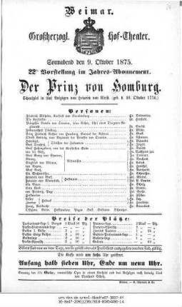 Der Prinz von Homburg