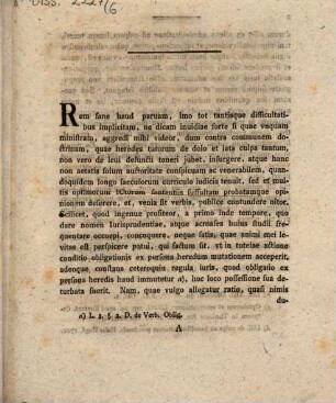 Dissertatio Inavgvralis Ivridica De Obligatione Tvtoris Defvncti Ex Persona Heredis Havd Minvta, Sive Ad L. I. C. De Heredibvs Tvtorvm