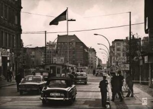 Berlin, Sektorengrenze. Übergang Friedrichstraße, Checkpoint Charlie