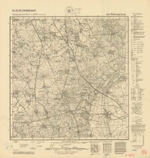 1098 Hohensalzburg, Topographische Karte 1:25000 (4-cm-Karte)