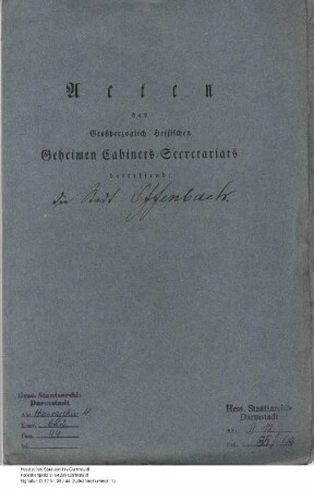 Offenbach, Stadt