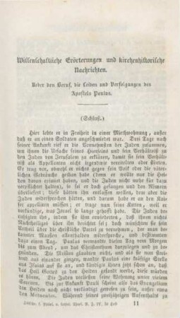 161-208 Wissenschaftliche Erörterungen, Andeutungen und kirchenhistorische Nachrichten