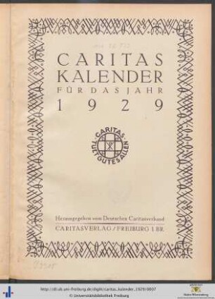 Caritas-Kalender