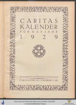 Caritas-Kalender