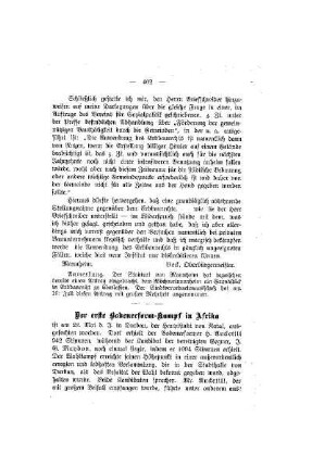 Der erste Bodenreform-Kampf in Afrika