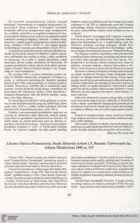 55: [Rezension von: Lituano-Slavica Posnaniensia. Studia Historiae Artium]