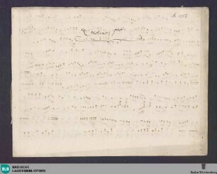 Symphonies - Don Mus.Ms. 1856 : F