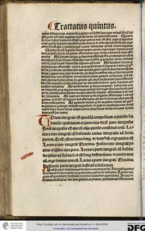 Totum integrale est quoddam compositum ex partibus habentibus quantitatem...