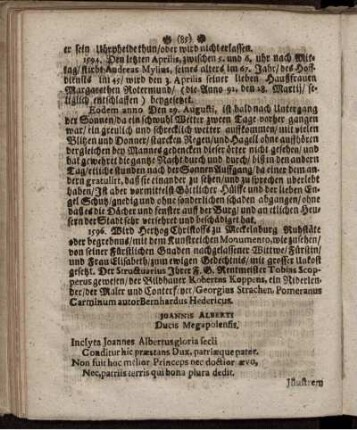 Joannis Alberti Ducis Magapolensis.