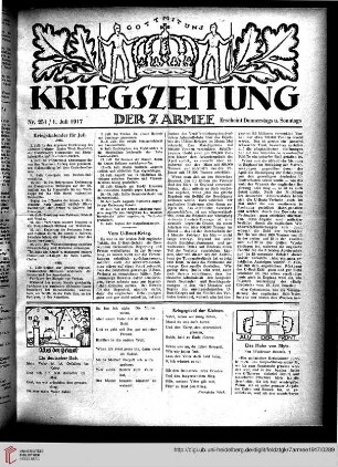 Hefte 251-259, Juli 1917