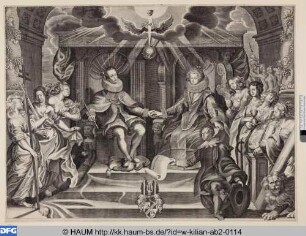 [Doppelporträt Johann Karl, Sohn Ferdinands II., und Infantin Maria Anna von Spanien anlässlich ihrer vorgesehenen Vermählung]