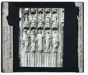 Straßburg, Münster : Mittleres Westportal, linkes Gewände