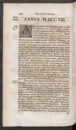 Annus M.DCC.VIII.