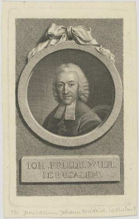 Bildnis des Ioh. Friedr. Wilh. Ierusalem