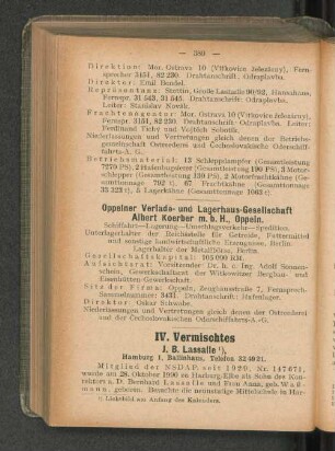 Oppelner Verlade- und Lagerhaus-Gesellschaft Albert Koerber m. b. H., Oppeln.