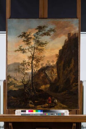 Abendliche Berglandschaft