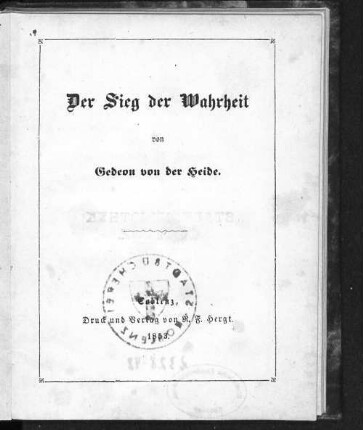 Der Sieg der Wahrheit