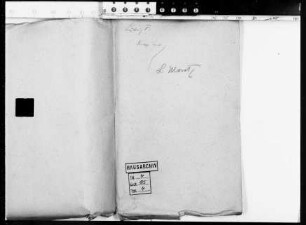 Korrespondenz des Landgrafen Ludwig V. mit Landgraf Moritz v. Hessen-Kassel