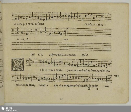 III. Morel, Clément: Miserere mei Deus quoniam