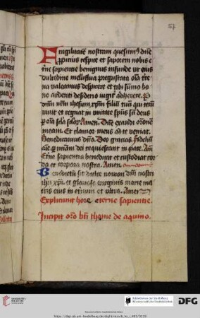 Ps.-Thomas de Aquino, Oratio