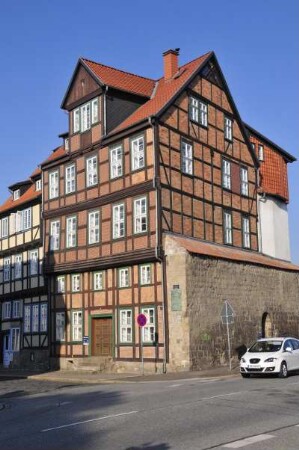 Quedlinburg - Fachwerkhaus : Fachwerkhaus in der Schmalen Straße, aufgenommen in Quedlinburg am 29. April 2014. Foto Uwe Gerig
