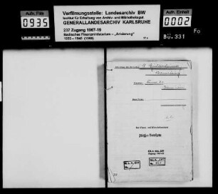 Eichtersheimer, Inh. Uri Eichtersheimer, Maschinen- und Apparatebau-Anstalt Mannheim Käufer: Dipl. Ing. K. O. Fenner in Buenos Aires