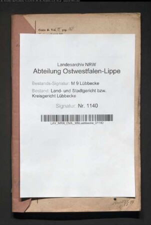 Erblasser: Schlake, Anne Marie Henriette, geb. Priesmeyer: