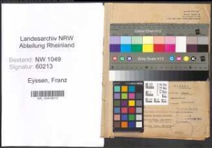 Entnazifizierung Franz Eyssen , geb. 13.05.1896 (Inspektor)