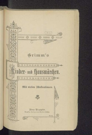 Grimm's Kinder- und Hausmärchen