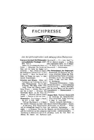 Fachpresse