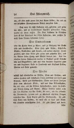 Der Lindenbaum. - Die Kardomomen.