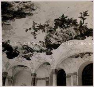 Würzburg, Würzburger Residenz, Gartensaal, Blick zur Decke