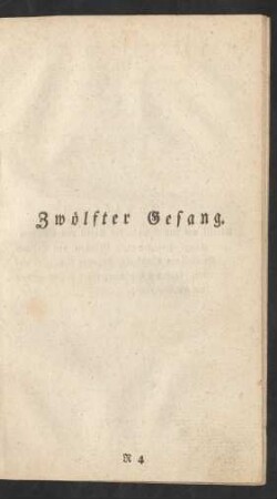 Zwölfter Gesang