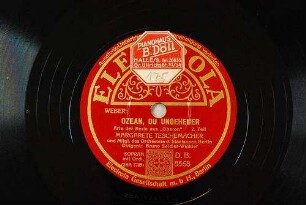 Ozean, du Ungeheuer : Arie der Rezia aus der Oper "Oberon"; 2. Teil / Weber