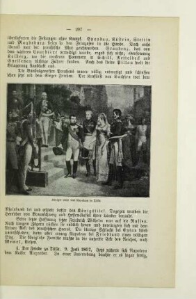 Königin Luise und Napoleon in Tilsit
