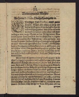 9-32, II. Wolmeynend Missio...