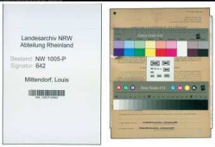 Entnazifizierung Louis Mittendorf , geb. 04.10.1877 (Stadtinspektor)