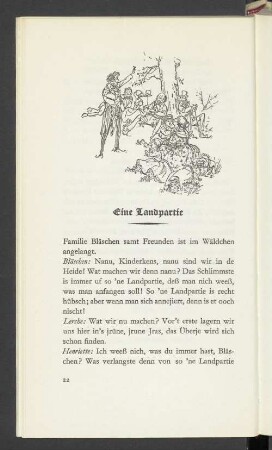 Eine Landpartie