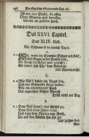 Das XXVI. Capitel.