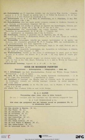 Oude en moderne prenten (Nr. 447-636)