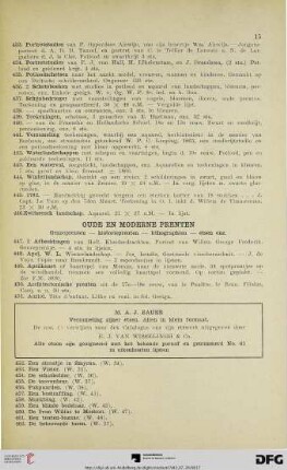 Oude en moderne prenten (Nr. 447-636)
