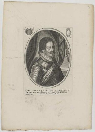 Bildnis des Prince Beniamin de Rohan, Dvc de Frontenay