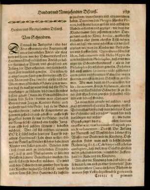 Hundert und Neunzehendter Discurß. Von Schneidern.