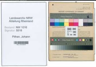 Entnazifizierung Johann Pithan , geb. 07.08.1884 (Schmiedemeister)