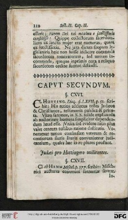 Caput secundum