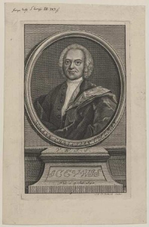 Bildnis des Johann Christian Edelmann