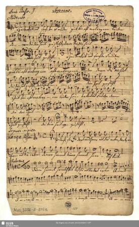 Soprano. [nur No. 12 Aria]