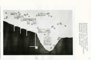 Bootsclub und Restaurant (Diplomarbeit bei Willy Kreuer): Grundriss Obergeschoss 1:200